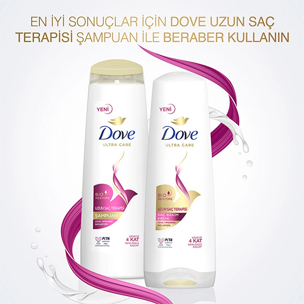Кондиционер для длинных волос Dove - Укрепляющий, питательный уход