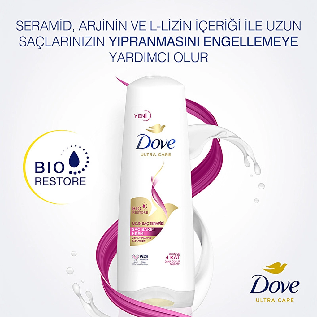 Кондиционер для длинных волос Dove - Укрепляющий, питательный уход