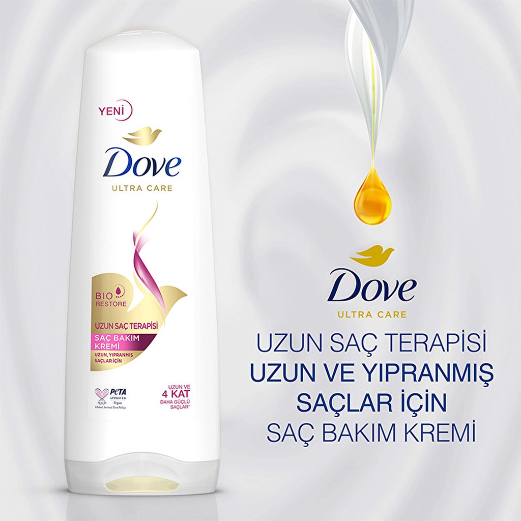 Кондиционер для длинных волос Dove - Укрепляющий, питательный уход