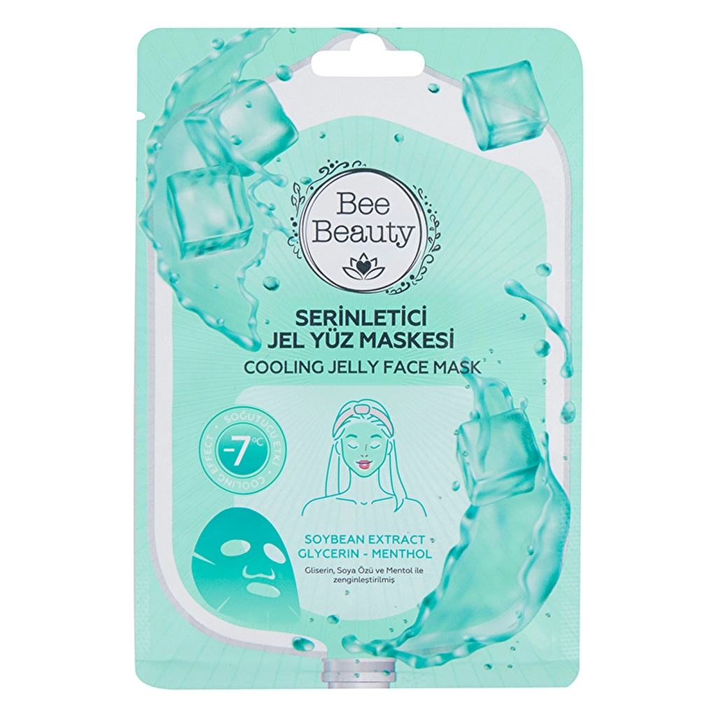 Bee Beauty Cooling Gel Face Mask - Hydrating & Anti-Aging