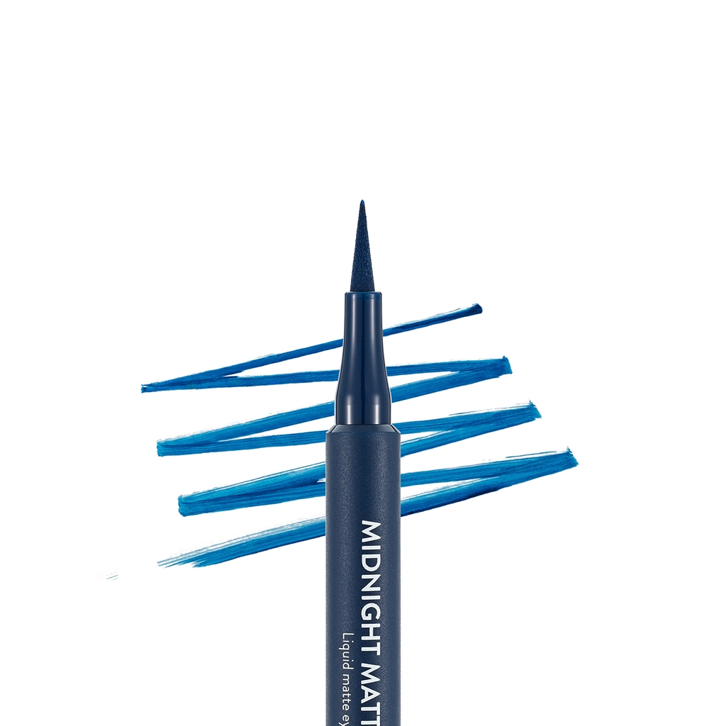 Карандаш для глаз Flormar Midnight Matte темно-синий - стойкий