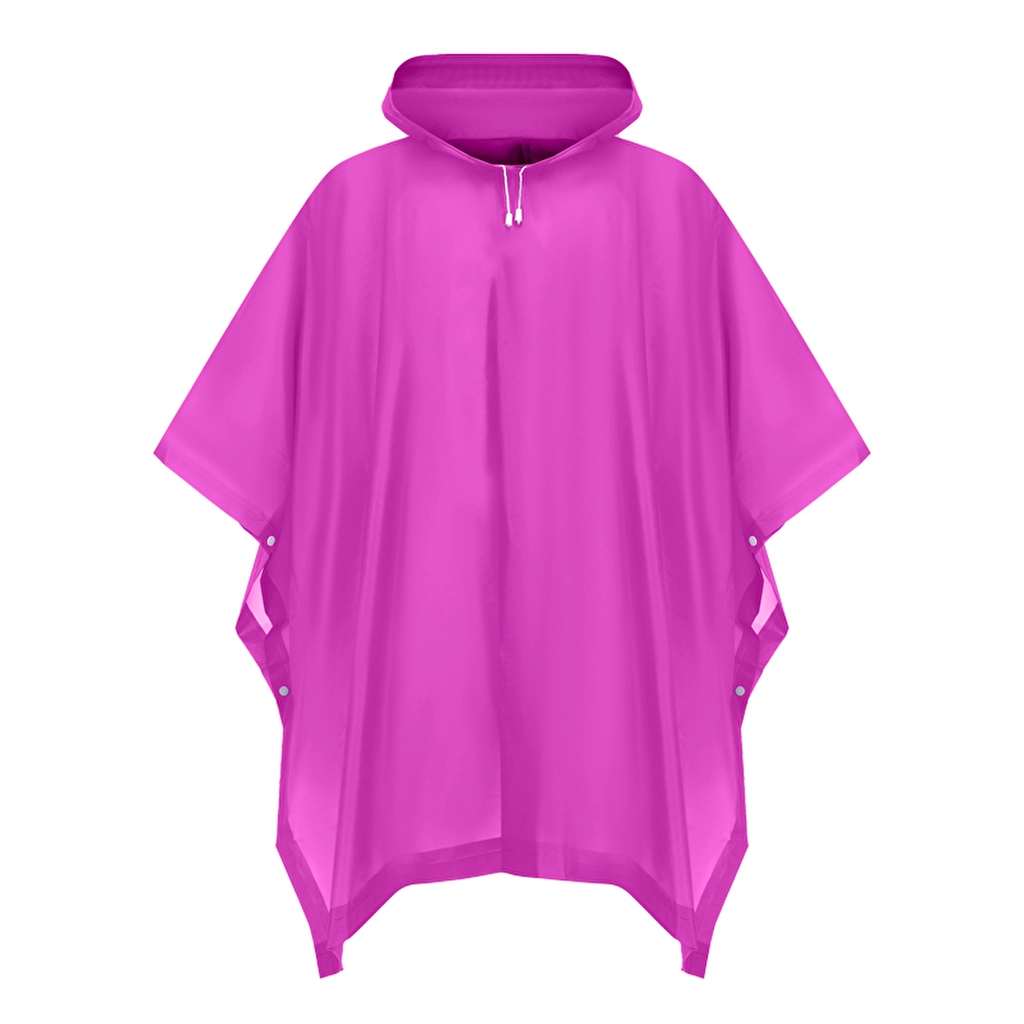 Eklips Compact Waterproof Poncho Raincoat - Pink
