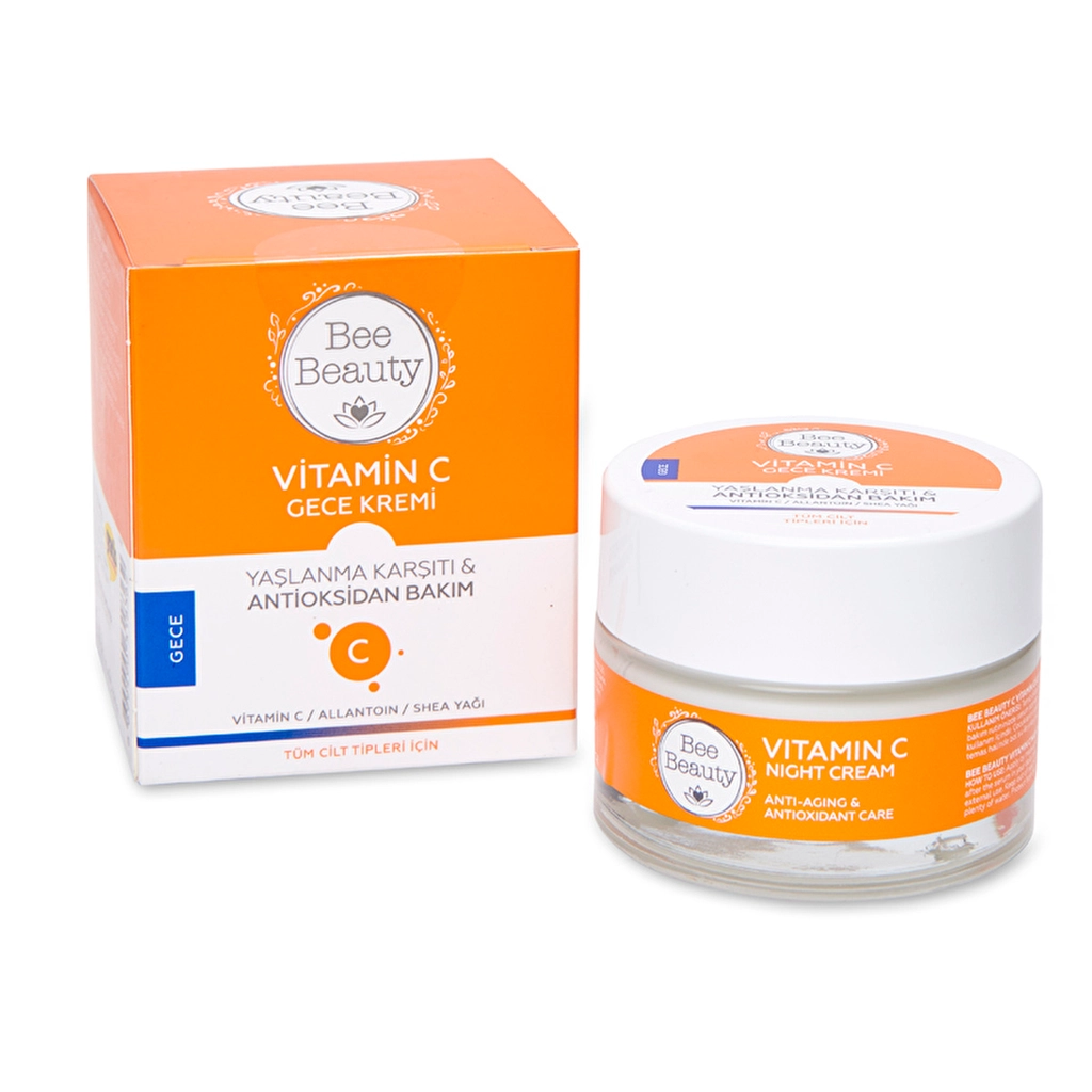 Bee Beauty Vitamin C Night Cream - Radiant Skin Renewal 50ml
