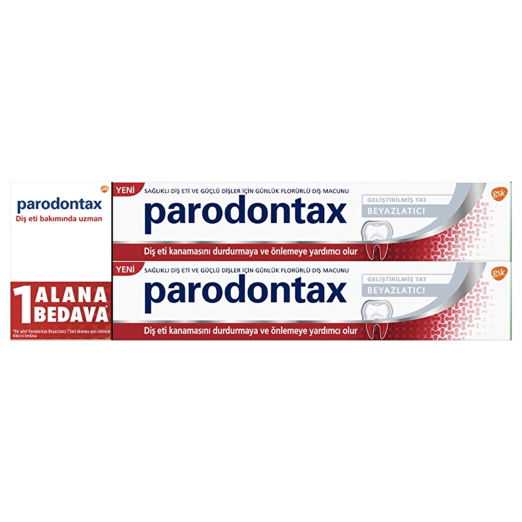 Parodontax Whitening Toothpaste 75ml - 1+1 Gum Protection