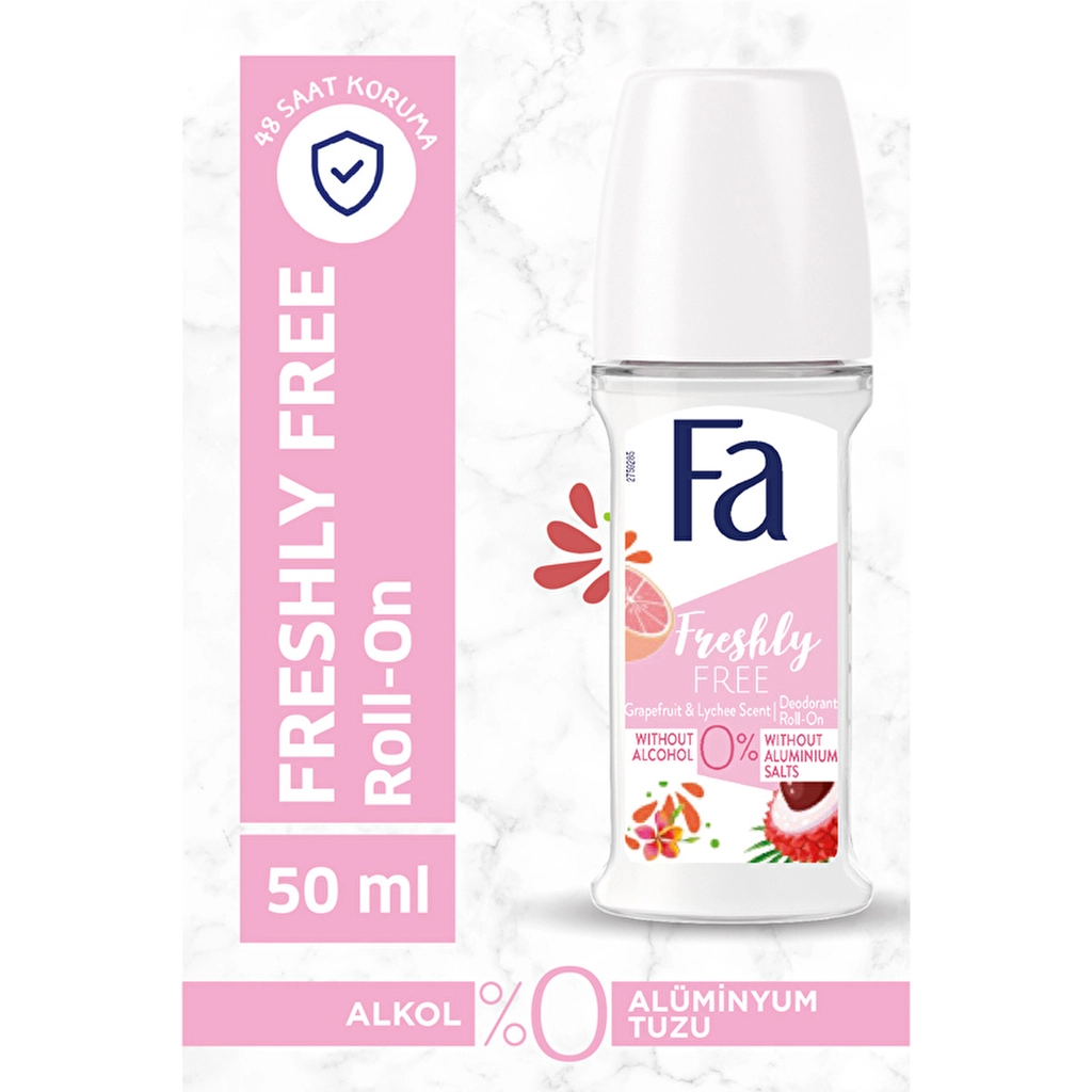 FA Roll-On Freshly Free Grapefruit & Lychee 50 ml