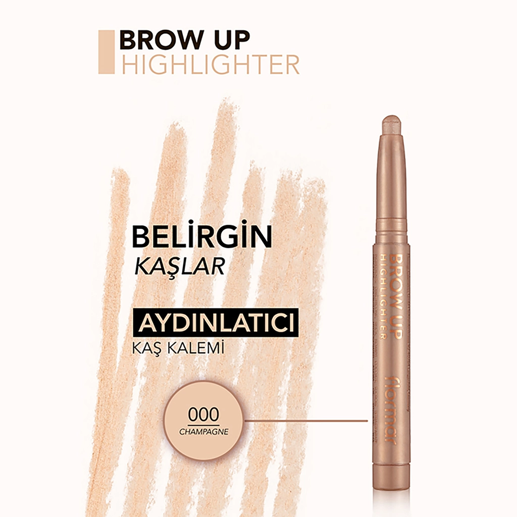 Flormar Brow Up Illuminator Pencil - Champagner Highlighter Stick