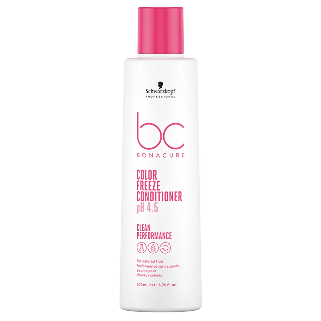 Bonacure Clean Color Conditioner 200ml - Vegan, pH 4.5, 90% Color Protection