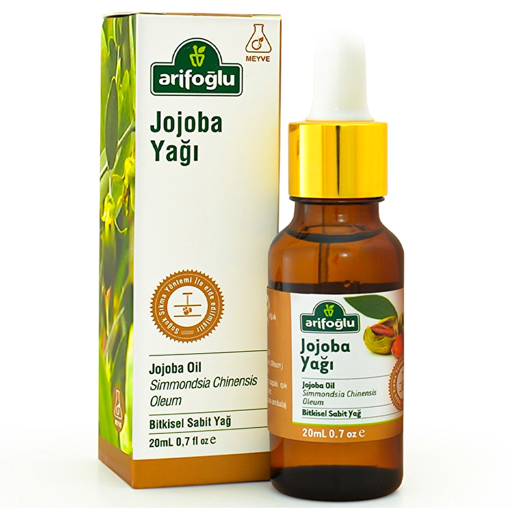 Arifoglu Jojoba Oil 20ml - Moisturizing Skin Care Essential