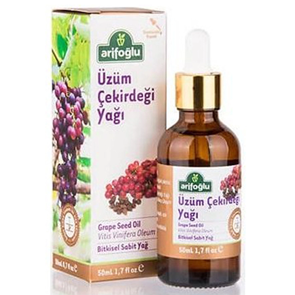 Arifoğlu Cold Pressed Grape Seed Oil 50ml - Healthy Cooking Oil