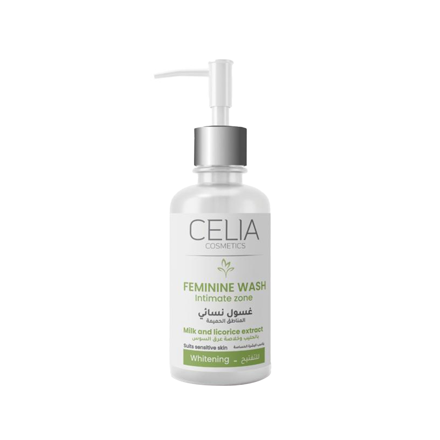 Celia Women's Intimate Wash with Milk and Licorice Extract, 180g