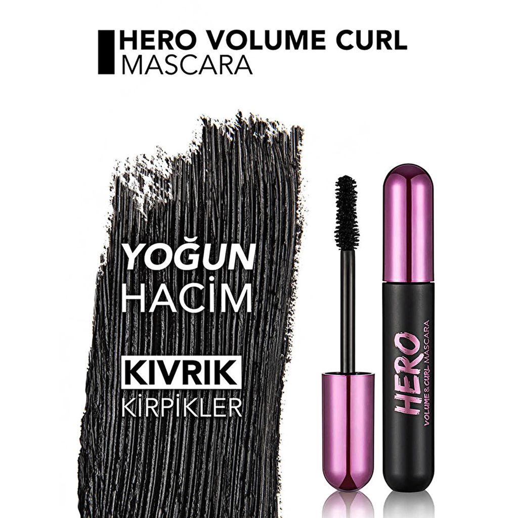 Flormar Hero Volumen Mascara - Curling Schwarz Formel