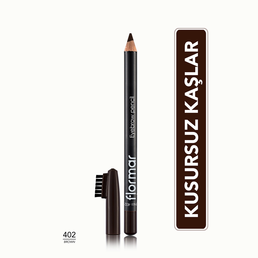 Карандаш для бровей Flormar Natural Look с мягким наконечником 1,14 г - Коричневый