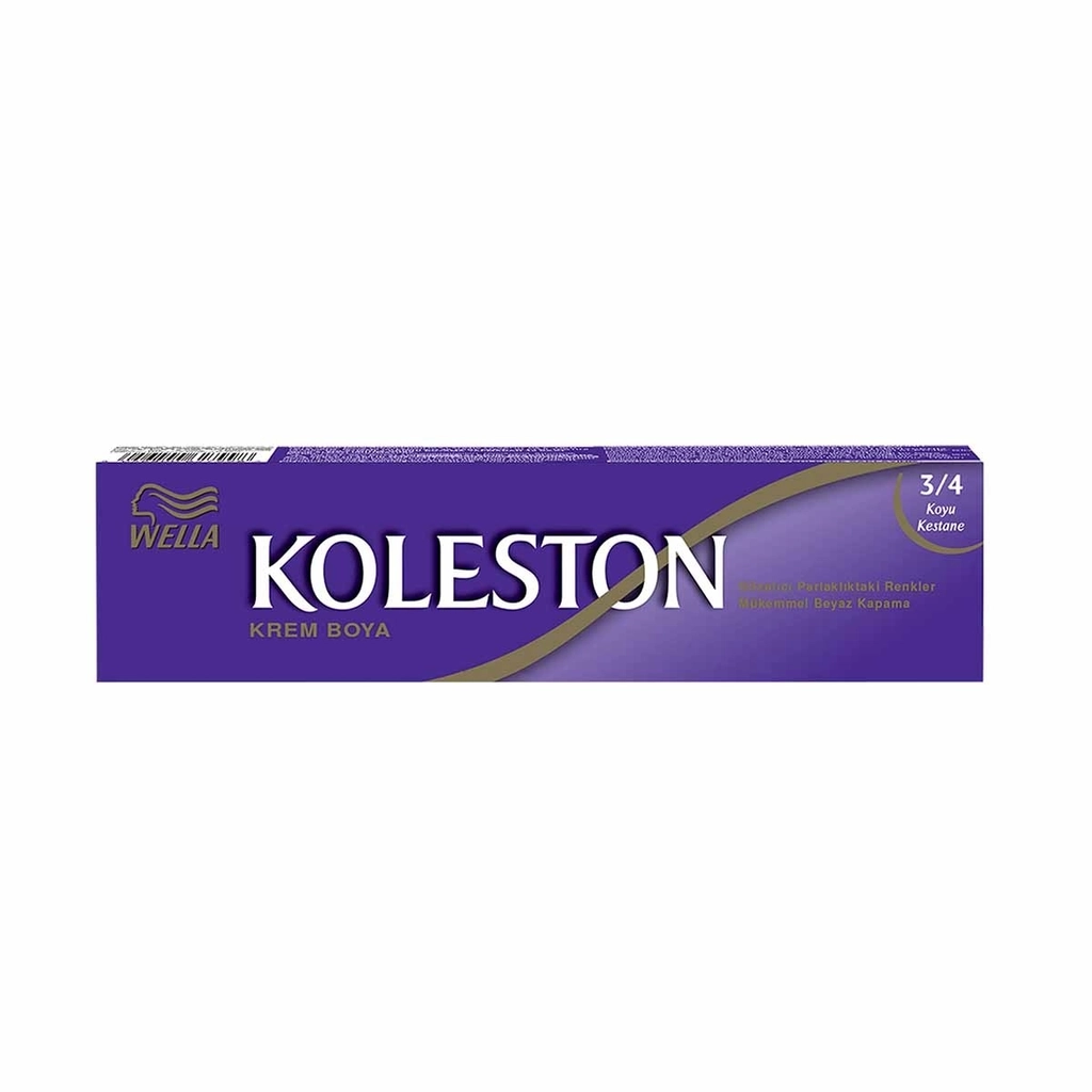 Wella Koleston Single Tube Dye 3/4 dark Chestnut