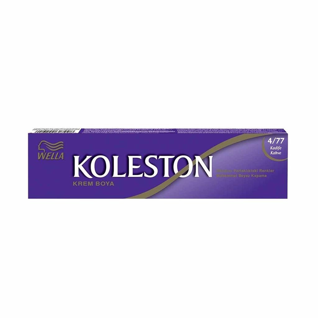 Wella Koleston Single Tube Paint 4/77 velvet Brown