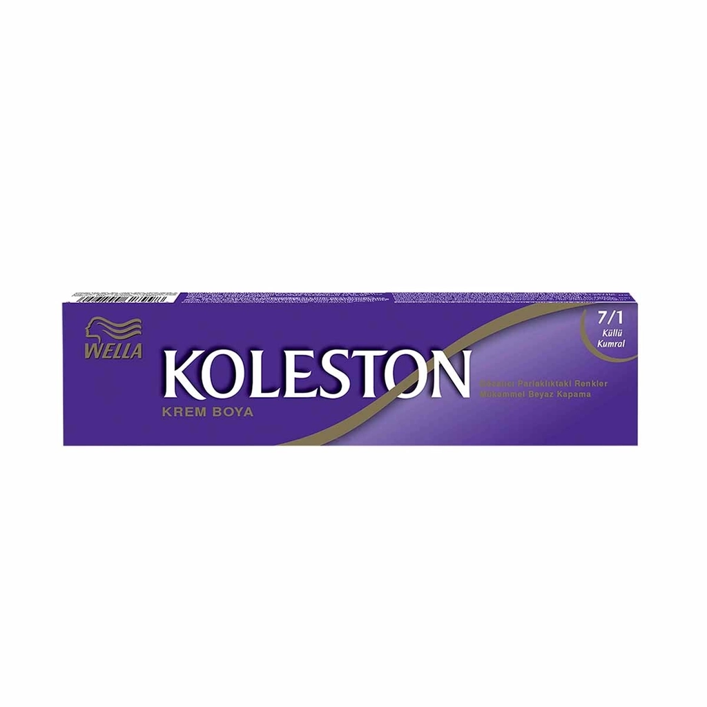 Wella Koleston Single Tube Dye 7/1 ash Blonde