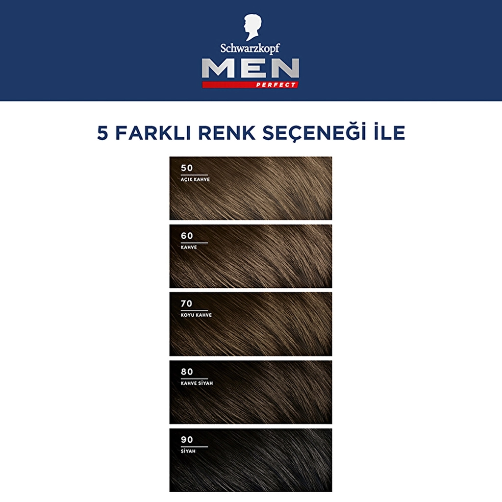 Мужская краска для волос светло-коричневая 50 50 мл от Men Perfect
