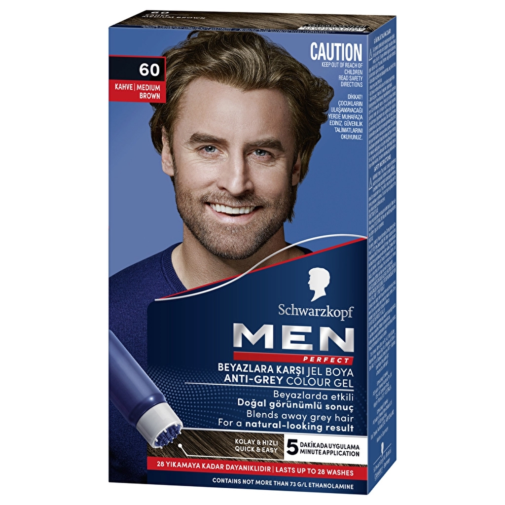 Men Perfect Hair Dye Brown 60 50 ml
