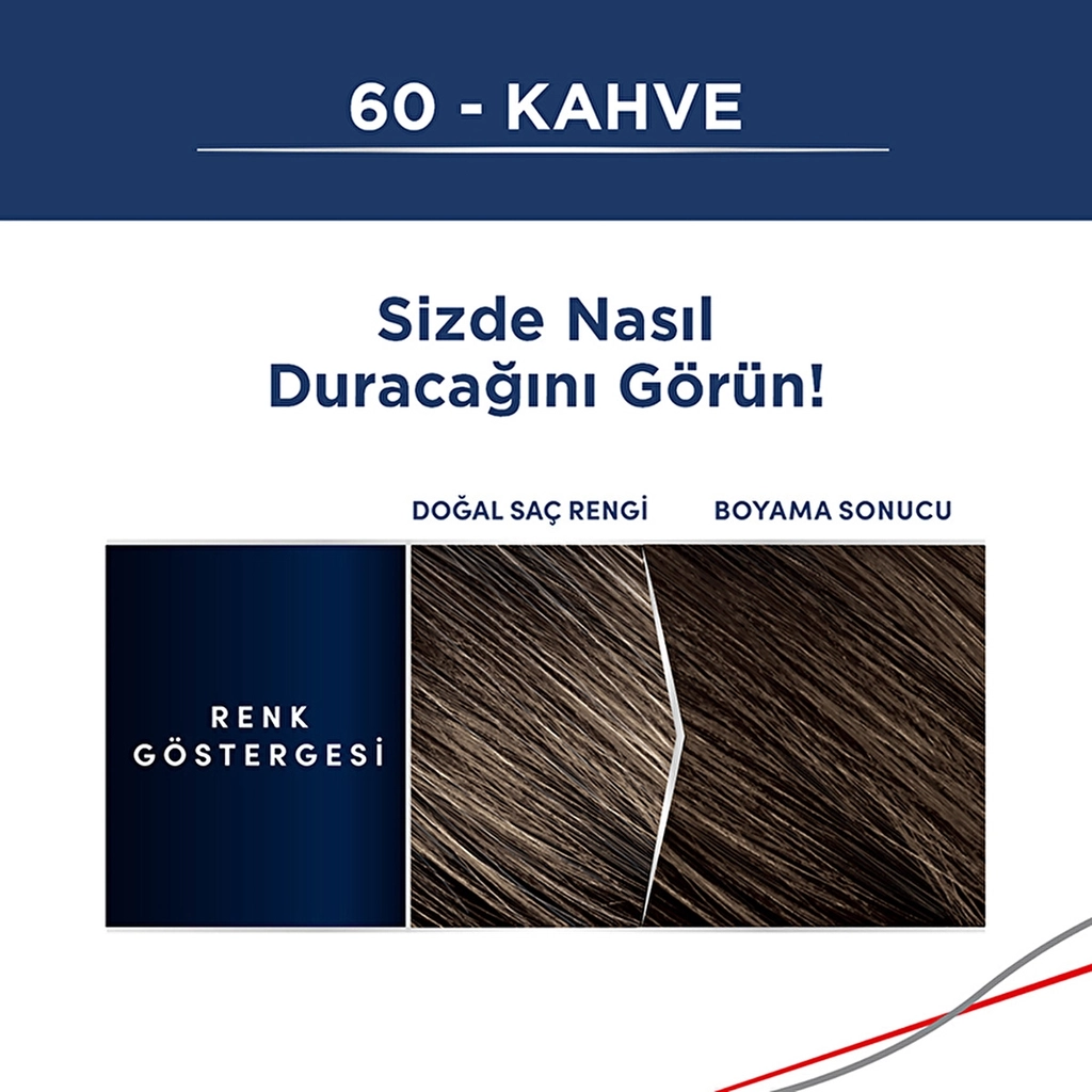 Краска для волос для мужчин коричневая 60 50 мл от Men Perfect