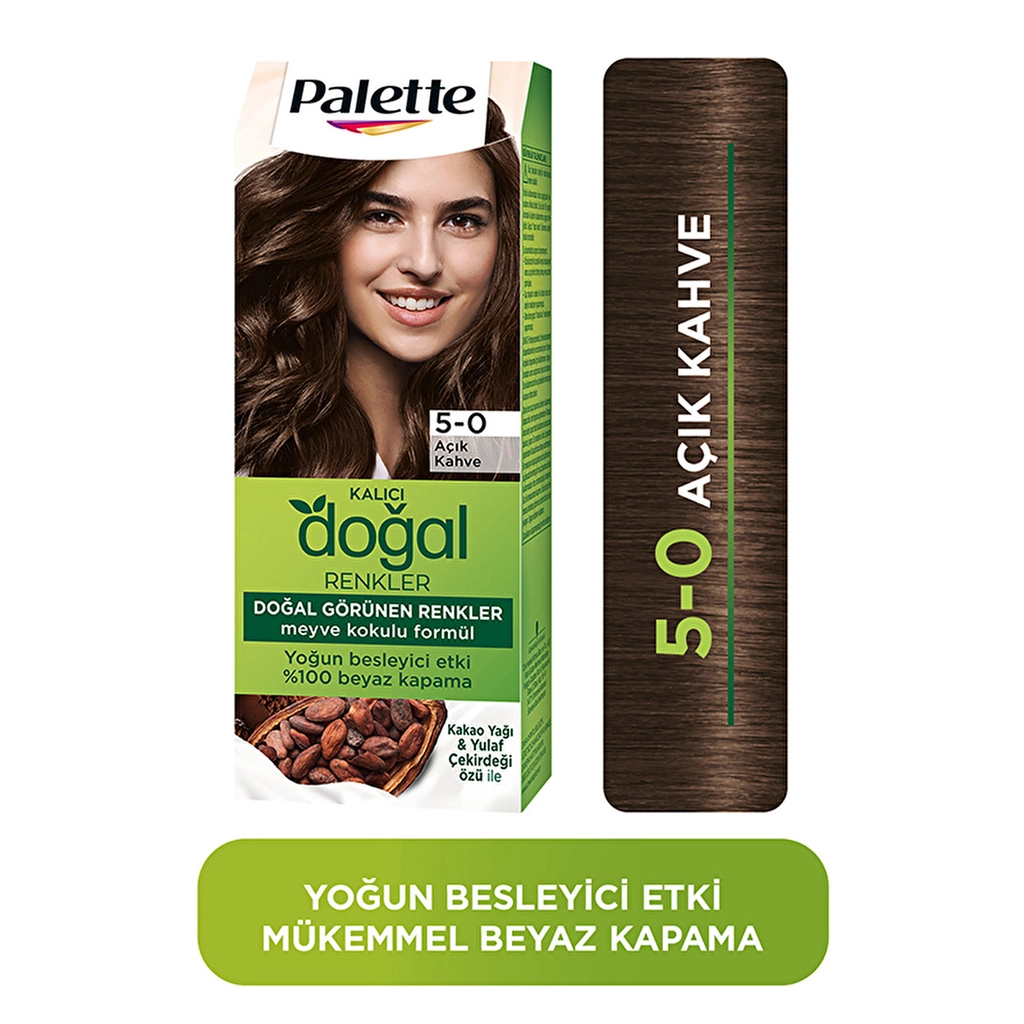 Краска для волос Palette натуральные цвета светло-коричневая 50 мл