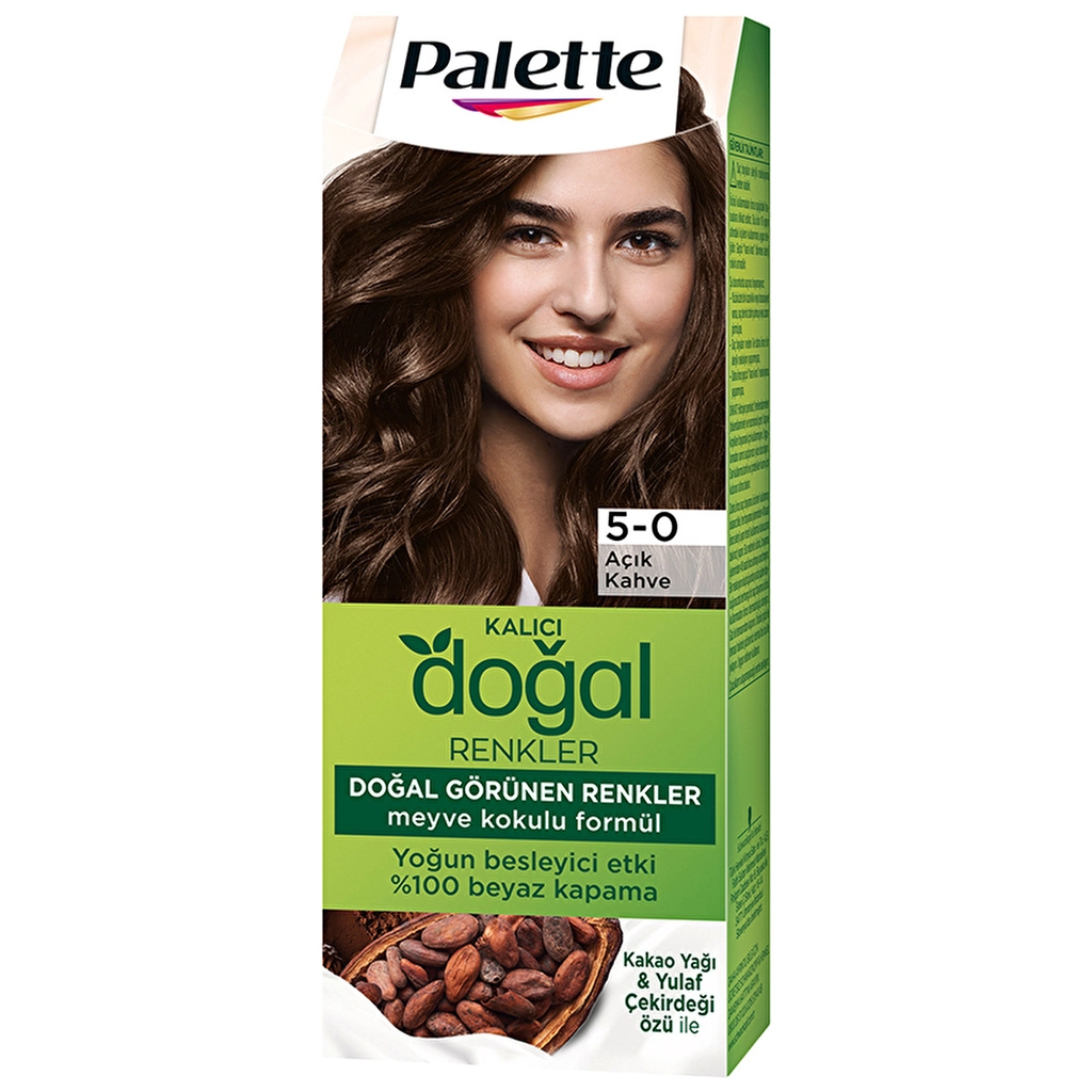 Palette Hair Dye Natural Colors Light Brown 50 ml