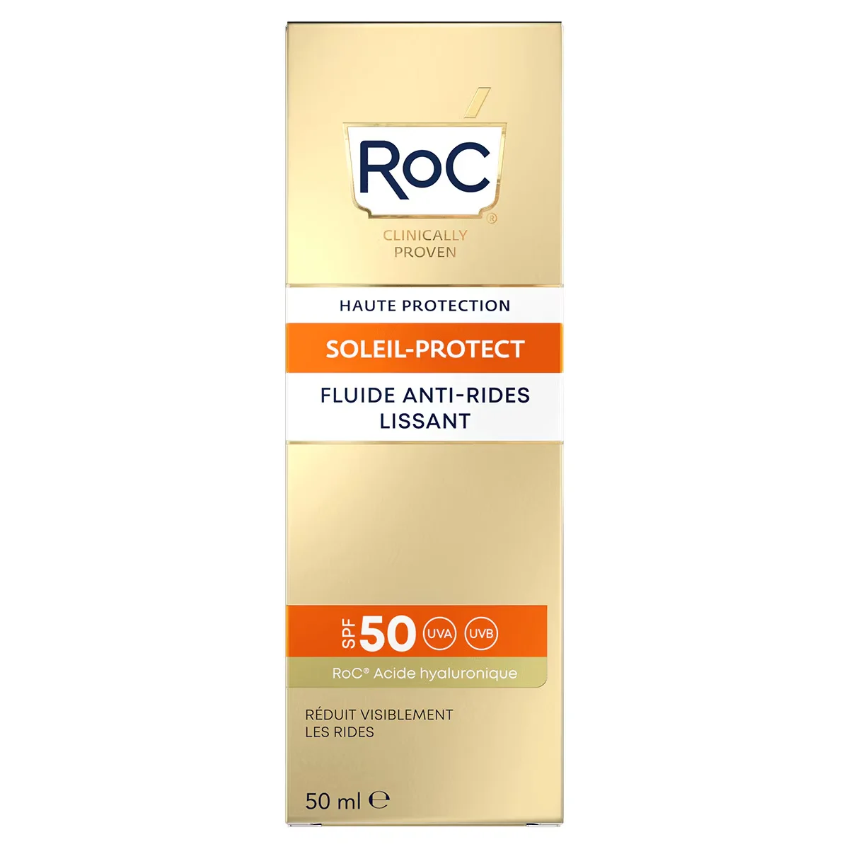Roc Anti-wrinkle Face Sunscreen Spf 50+ 50 ml