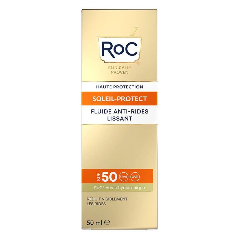 Roc Anti-wrinkle Face Sunscreen Spf 50+ 50 ml