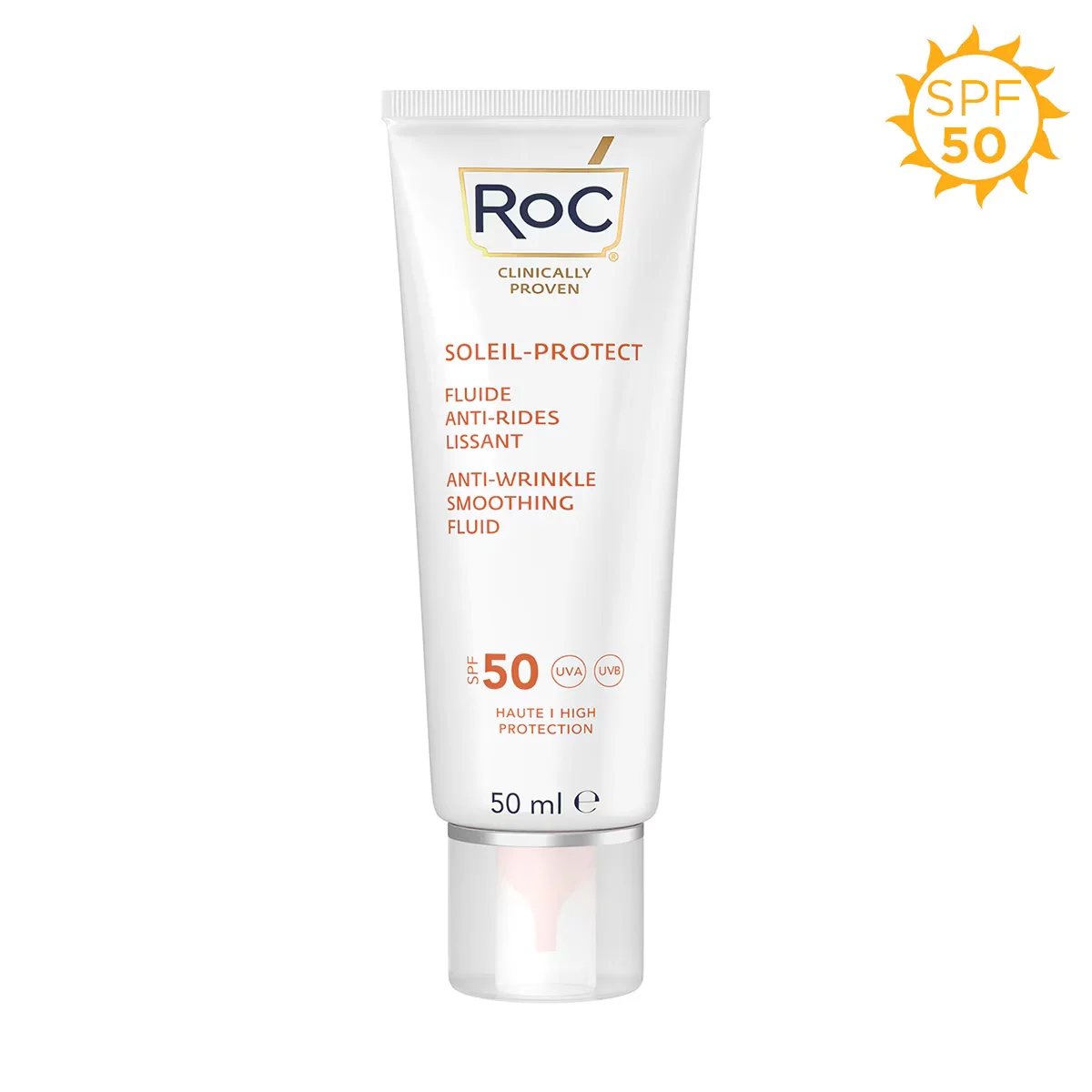 Roc Anti-wrinkle Face Sunscreen Spf 50+ 50 ml