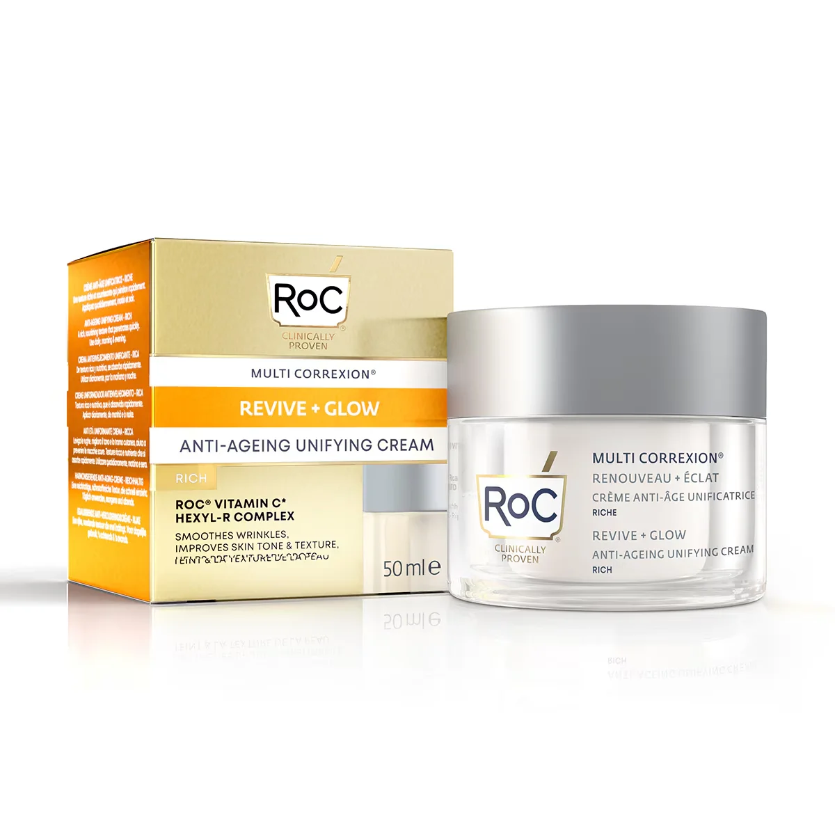 استعيدي إشراقة بشرتك مع كريم ROC Multi Correxion