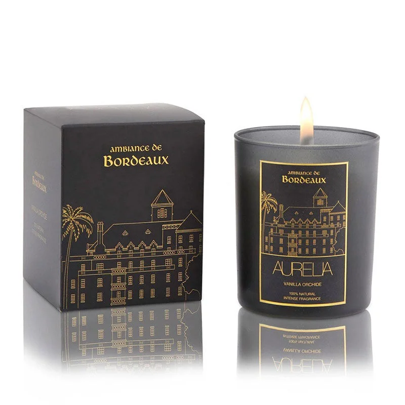 Aurelia Geneve Vanilla Orchid Candle 180g - Luxury Scented Home Decor