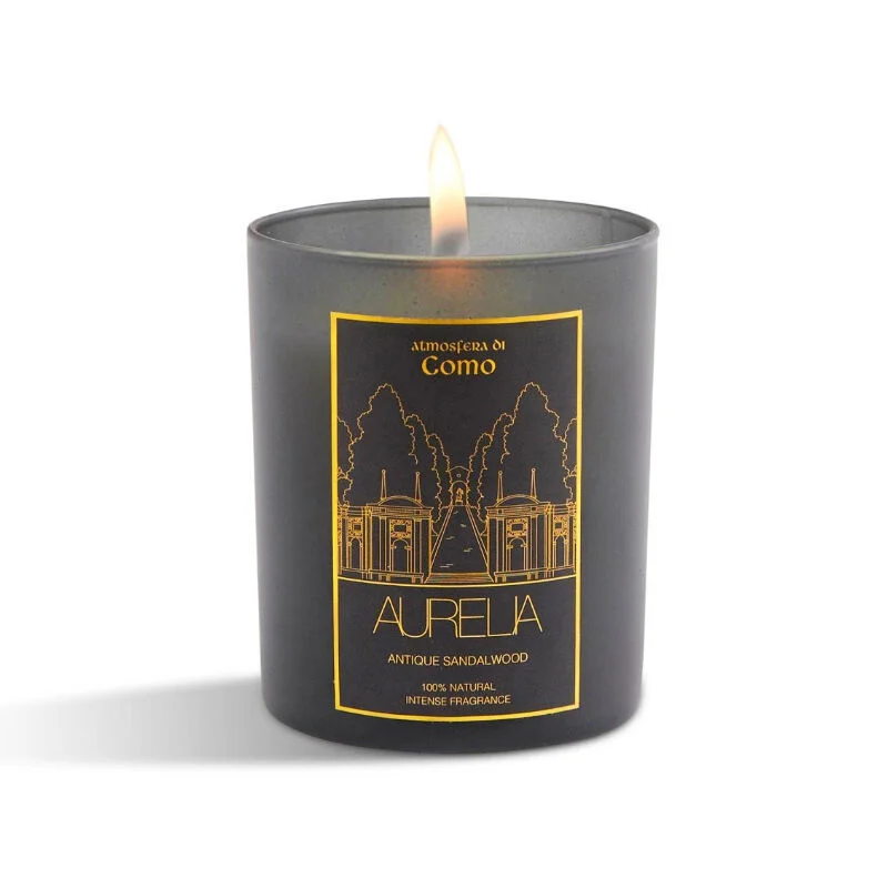 Aurelia Geneva Sandalwood Candle 180g - Elegant Aroma