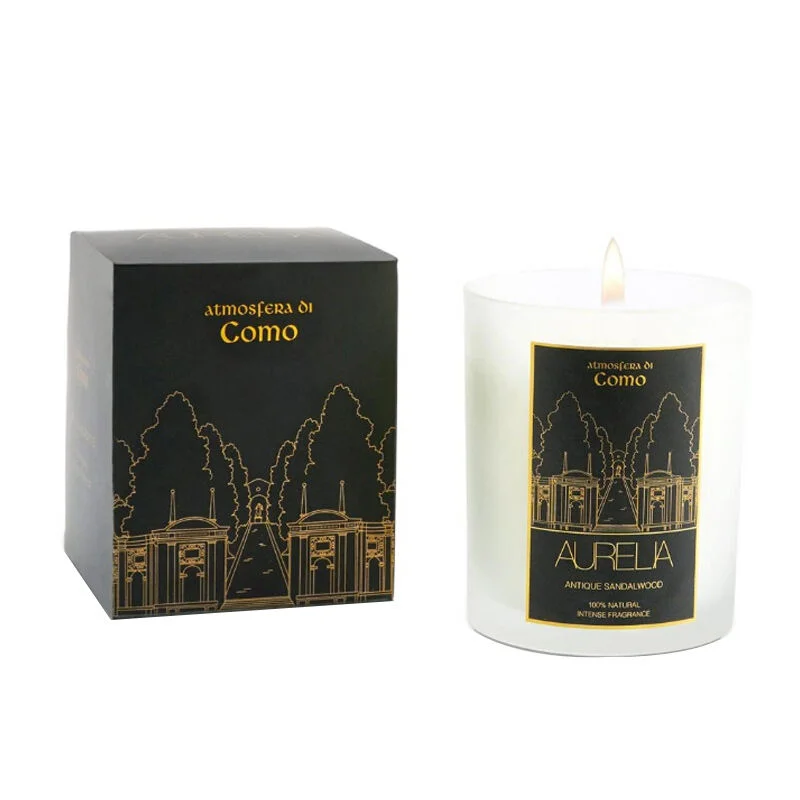 Aurelia Geneve Sandalwood Candle 180g - Transparent Scented