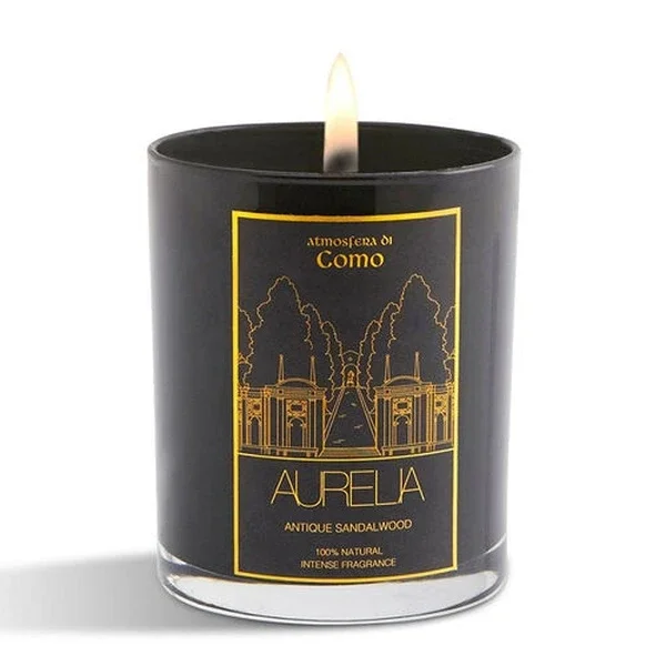 Aurelia Geneve Black Sandalwood Scented Candle 180g