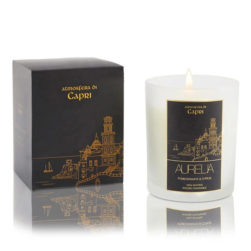 Aurelia Geneve Pomegranate Citrus Scented Candle 180g