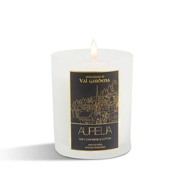 Aurelia Geneve Soft Cashmere Cotton Candle 180g - Transparent