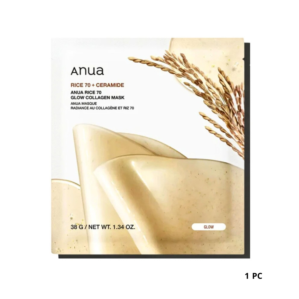 Glow Collagen Mask with Natural Rice by Anwa 25 ml