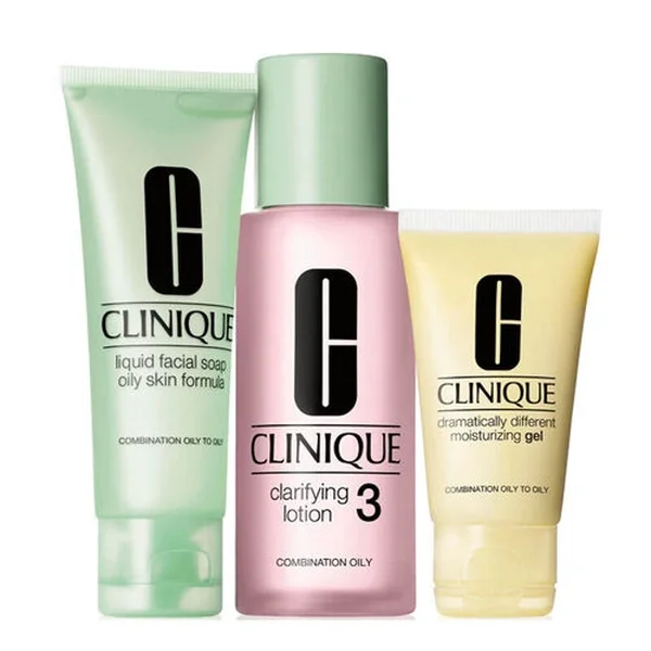 Clinique 3-Step Skincare Set for Oily Skin - Type 3