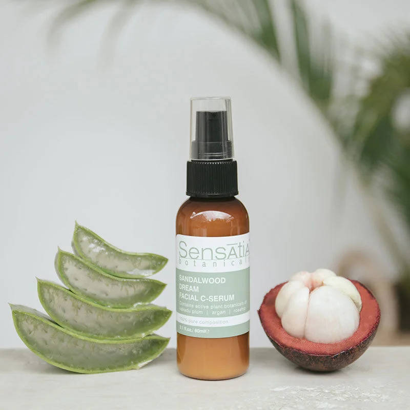 Sensatia Botanicals سيروم فيتامين سي مع خشب الصندل من سينساتيا بوتانيكالز، 60 مل