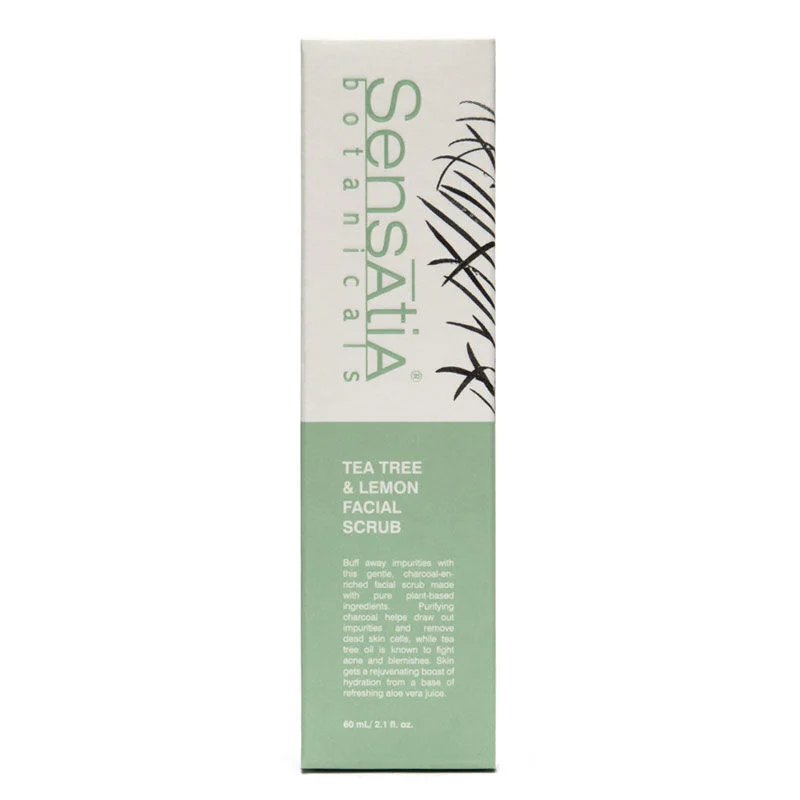 Sensatia Botanicals Tea Tree &amp; Lemon Face Scrub 60ml