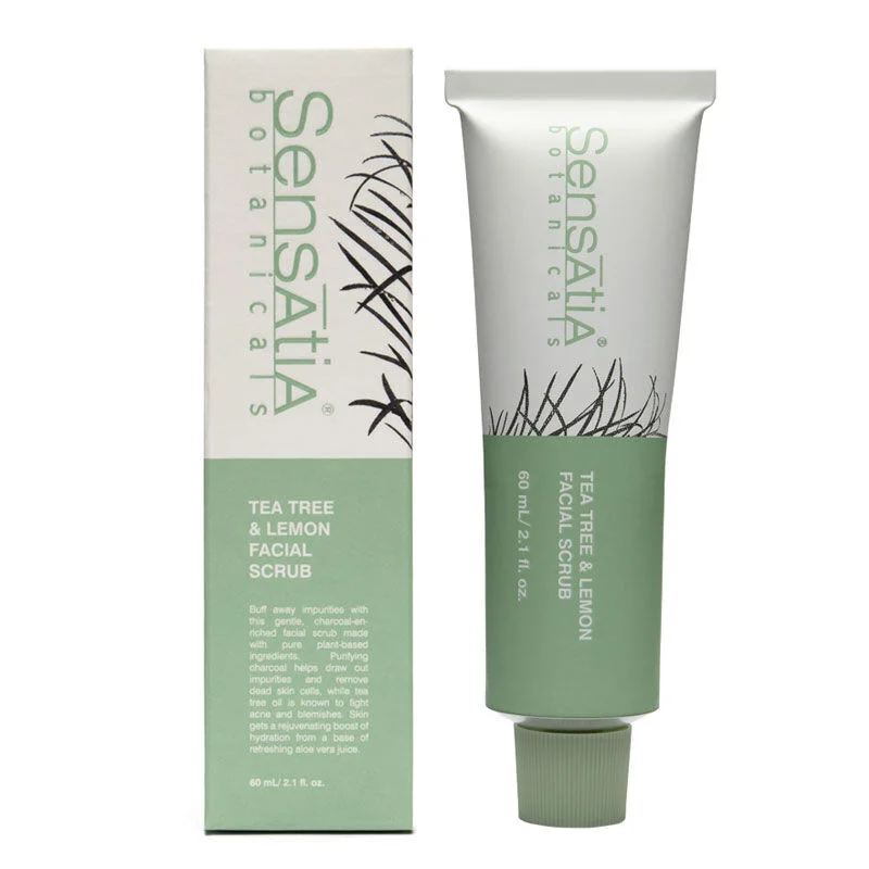 Sensatia Botanicals Tea Tree &amp; Lemon Face Scrub 60ml