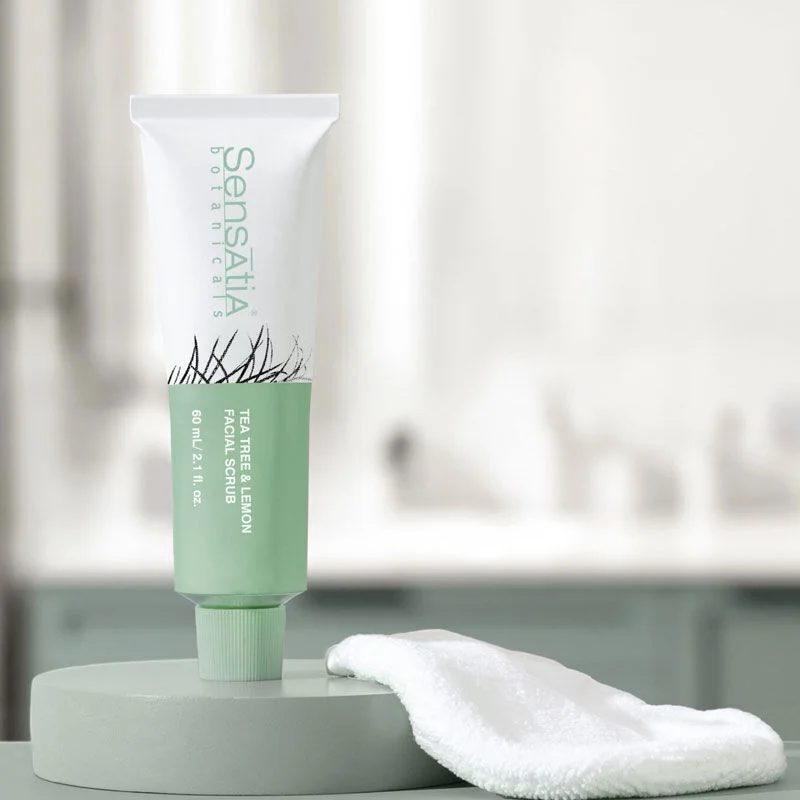 Sensatia Botanicals Tea Tree &amp; Lemon Face Scrub 60ml