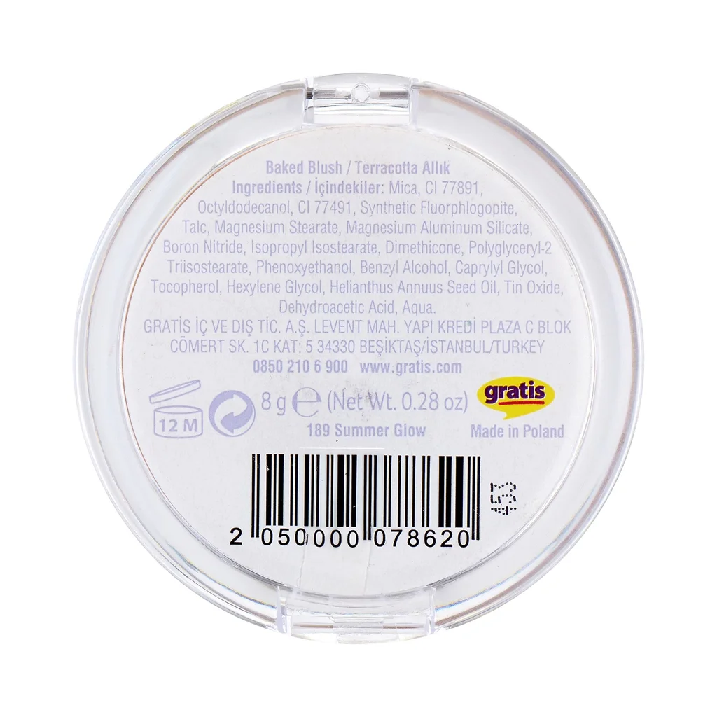 Beaulis Bake It Baked Blush 189 summer Glow
