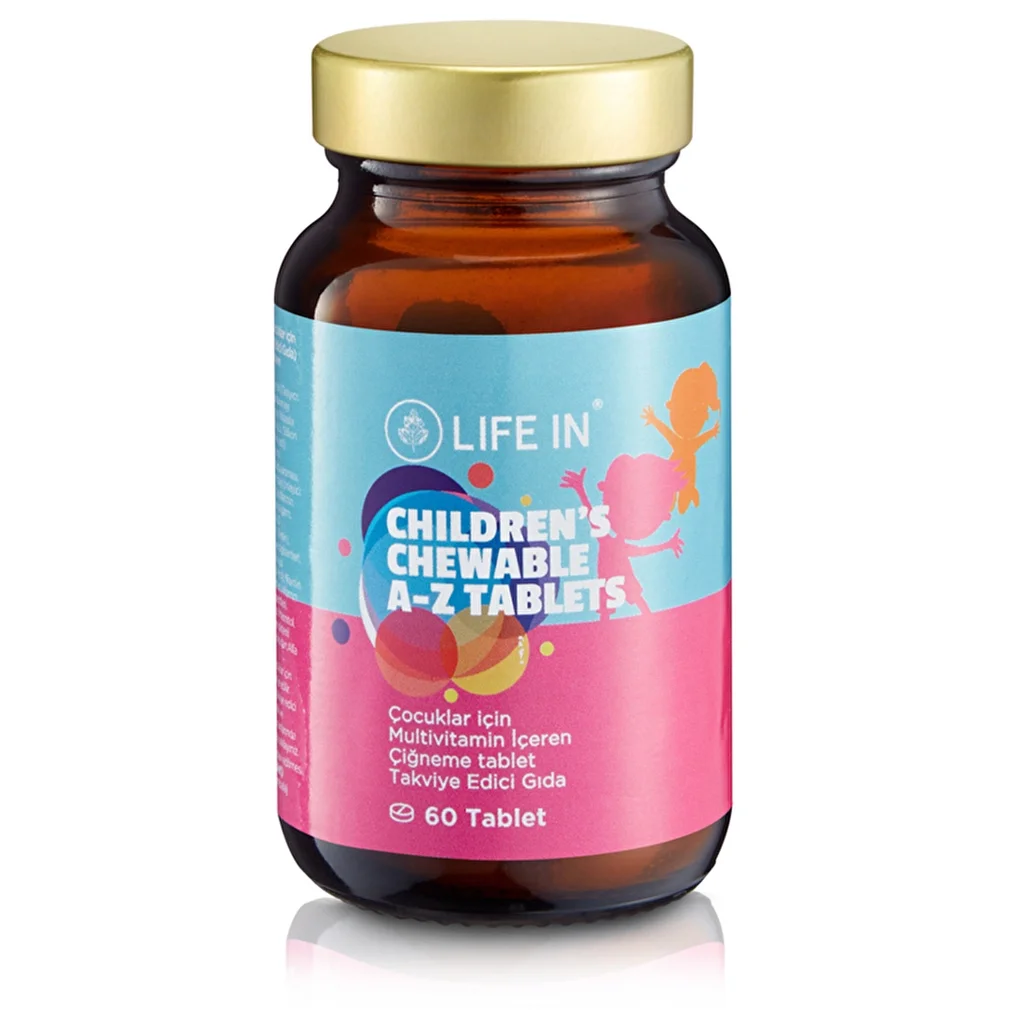 Life In Chewable Children's Multivitamin Tablets A-z 60 pcs