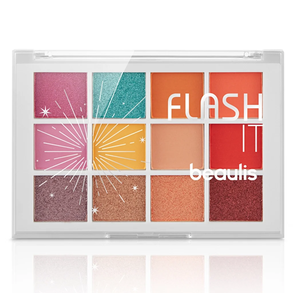 Beaulis Flash It 12-pcs Eyeshadow Palette 114 crazy Lovers