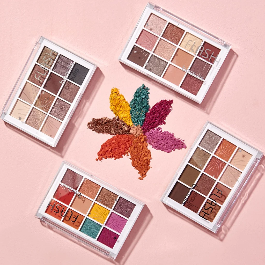 Beaulis Flash It 12 eyeshadow Palette 208 on The Nature