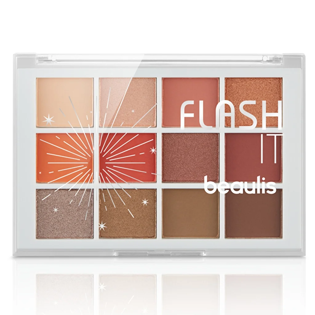 Beaulis Flash It 12 eyeshadow Palette 208 on The Nature
