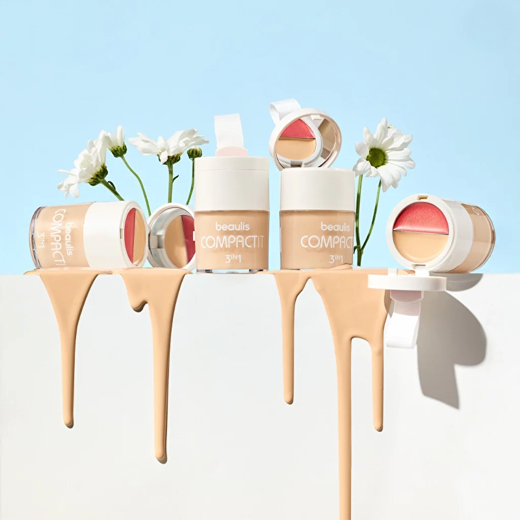 Beaulis Kompaktfoundation, Rouge &amp; Concealer - Sand Sensation