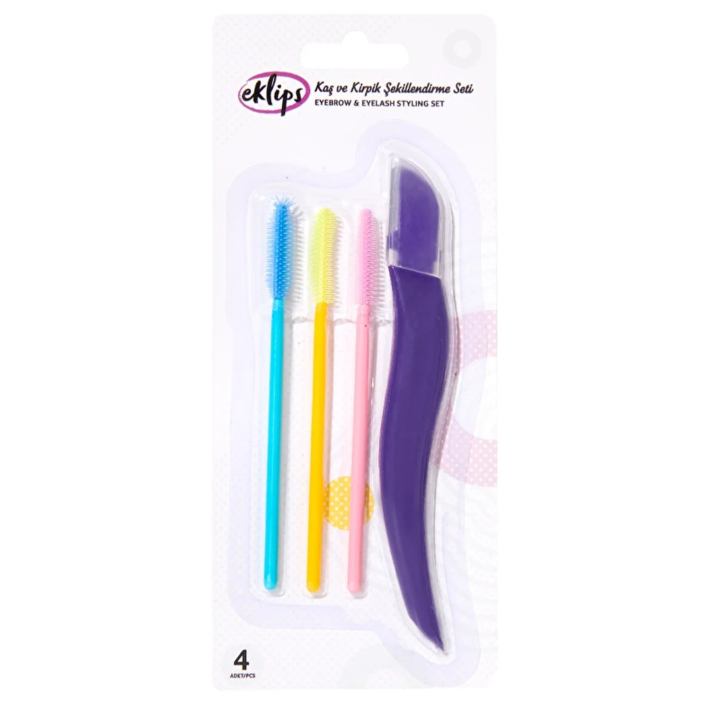 Eklips Eyebrow And Eyelash Shaping Set (with Razor)