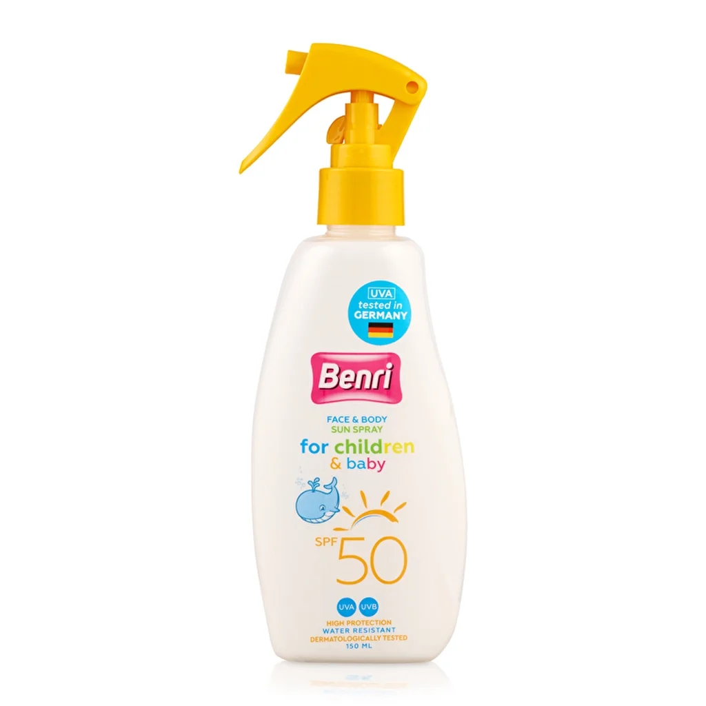 Benri Baby & Child 50 SPF Sun Spray - High Protection 150ml