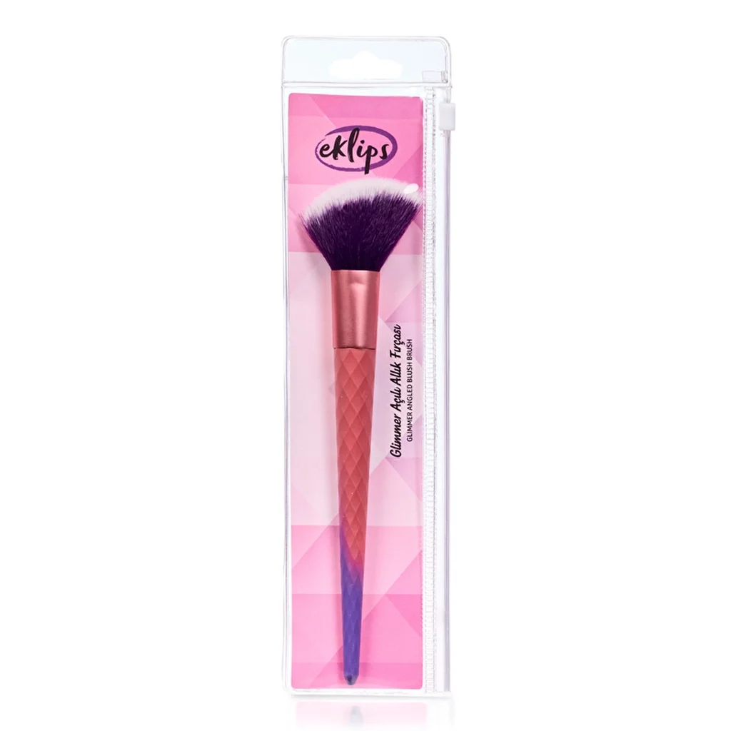 Eklips Glimmer Winkelform Pinsel für Rouge für makellose Anwendung
