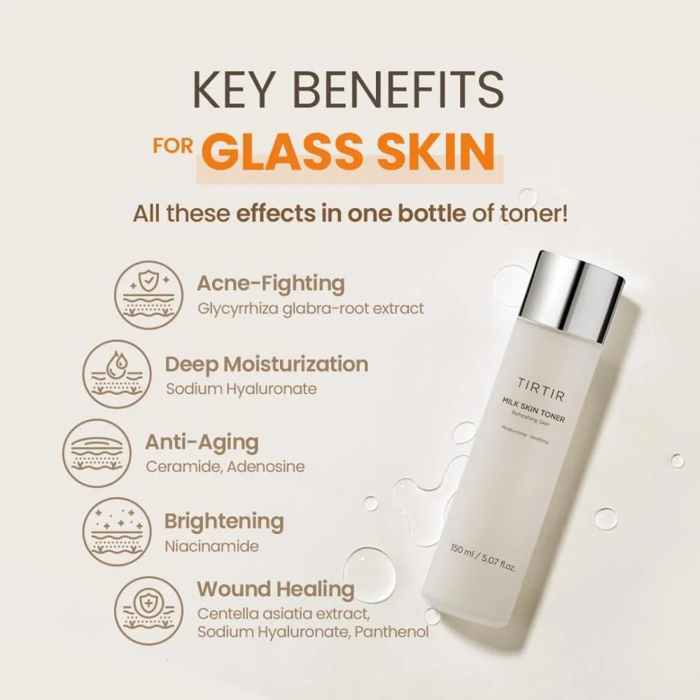 Plant-Based Milk Toner Soothing for Facial Skin by Terre Terre 150ml